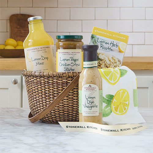 Sweet Savory Lemon Gift Basket Stonewall Kitchen Stonewall Kitchen