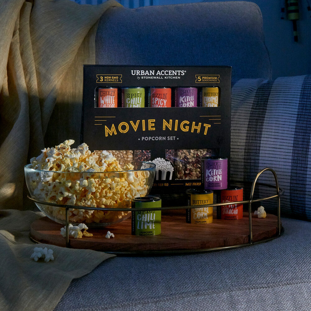 Urban Accents Movie Night Popcorn Set - Snack Gift - Stonewall Kitchen