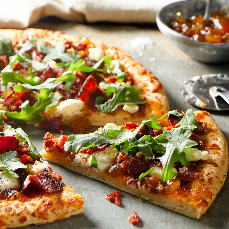 Maple Bacon Onion Jam Pizza