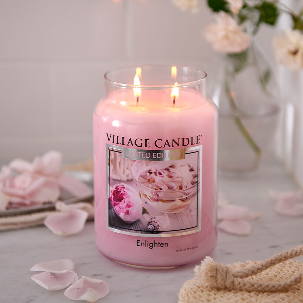 Village candle top