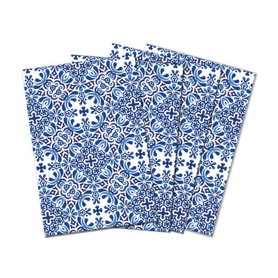 Indigo Seas Cotton Table Napkins (Set of 4)