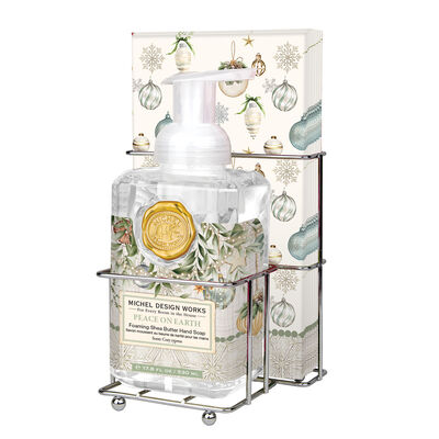 Peace on Earth Foaming Soap Napkin Set