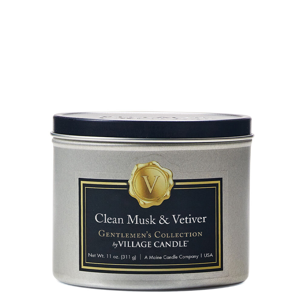 Clean Musk & Vetiver Candle Village Candle Stonewall Kitchen