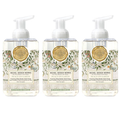 Peace on Earth Foaming Hand Soap 3-Pack