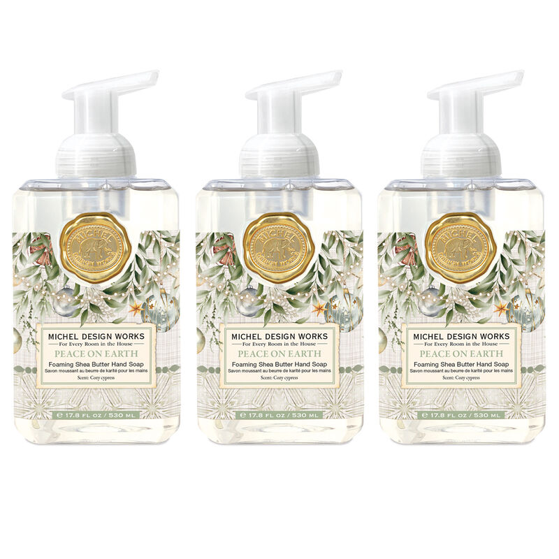 Peace on Earth Foaming Hand Soap 3-Pack