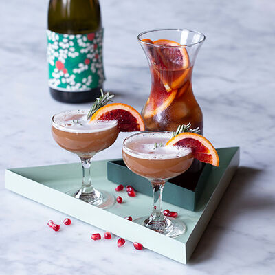 Mulled Pomegranate Batch Cocktail