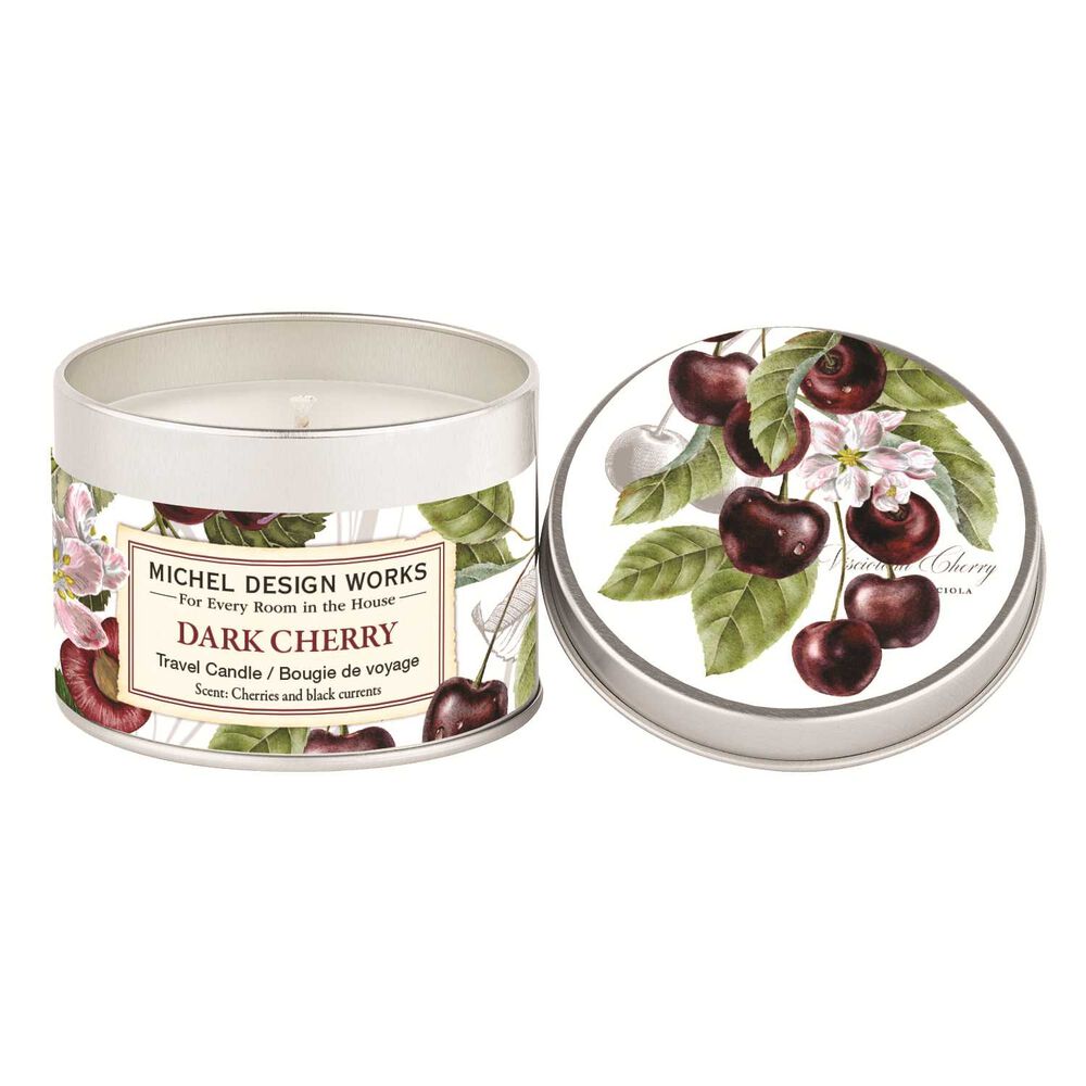 Dark Cherry Travel Candle