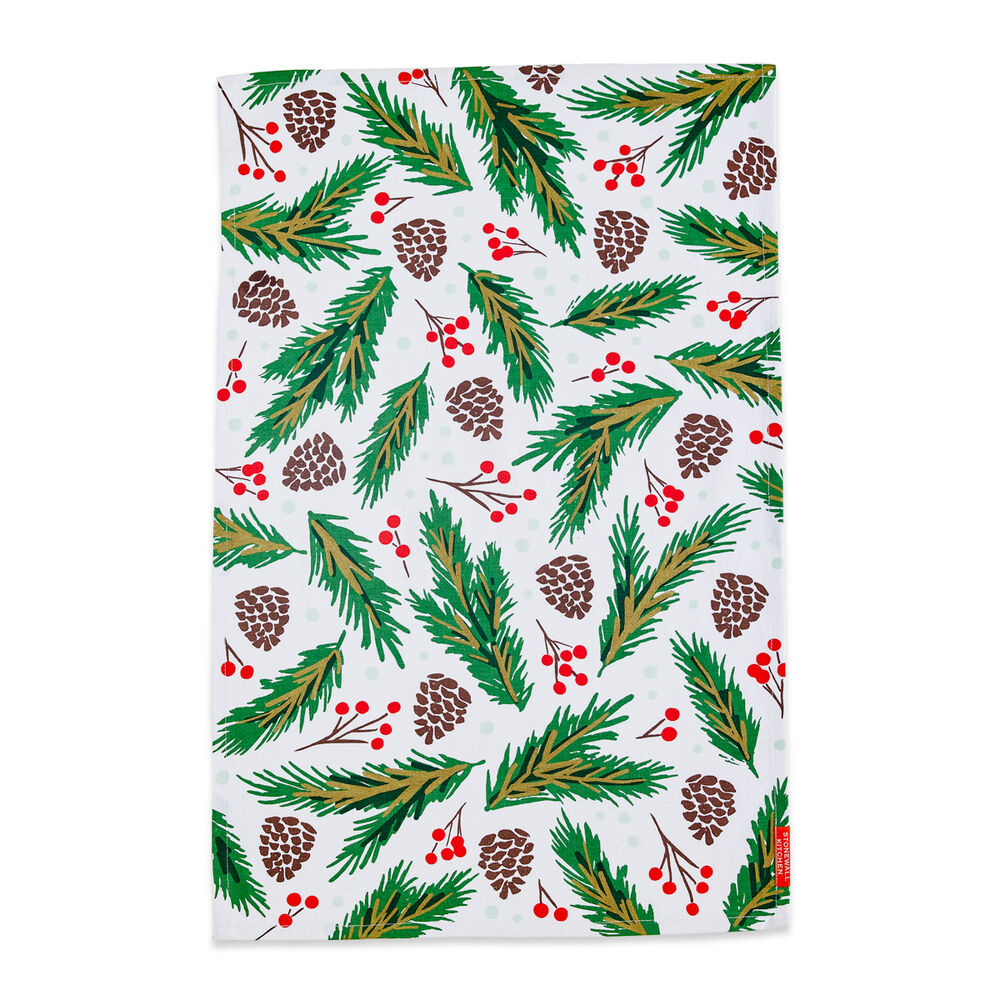 Bough and Berries Tea Towel Stonewall Kitchen