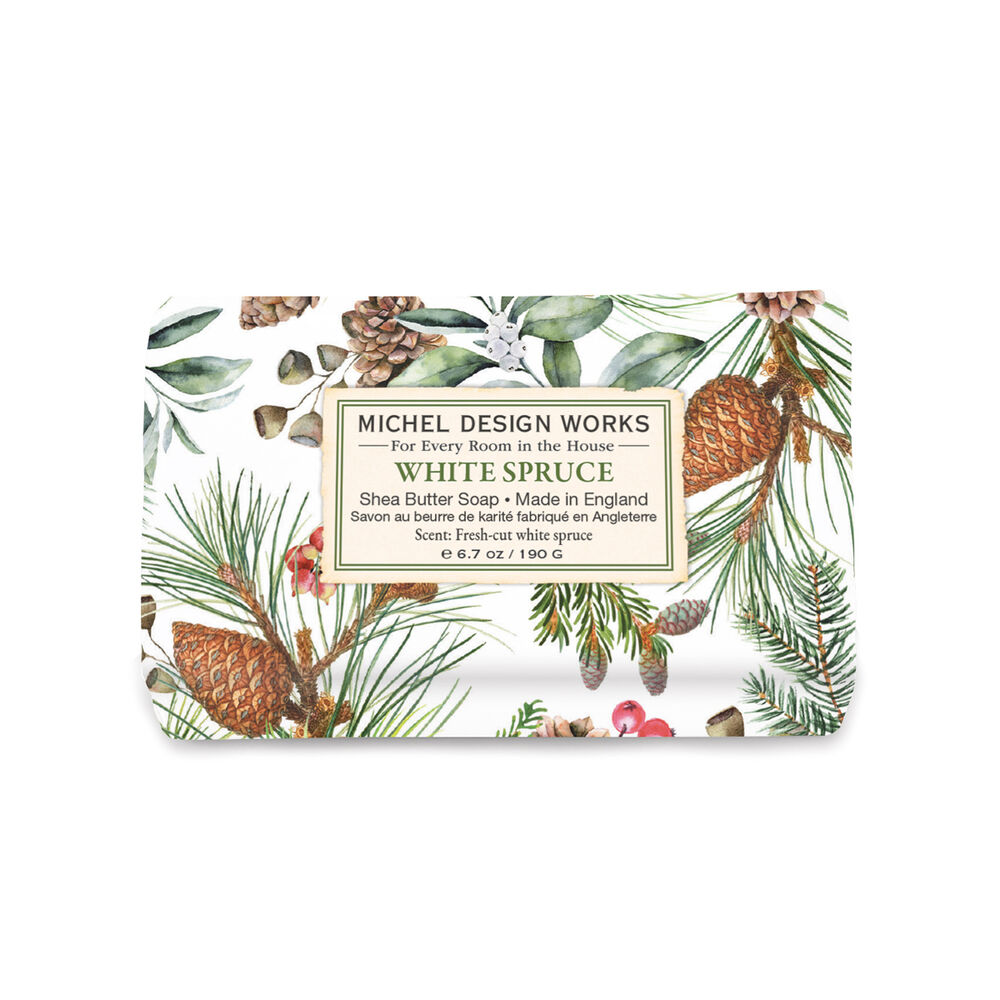 White Spruce Medium Bath Soap Bar
