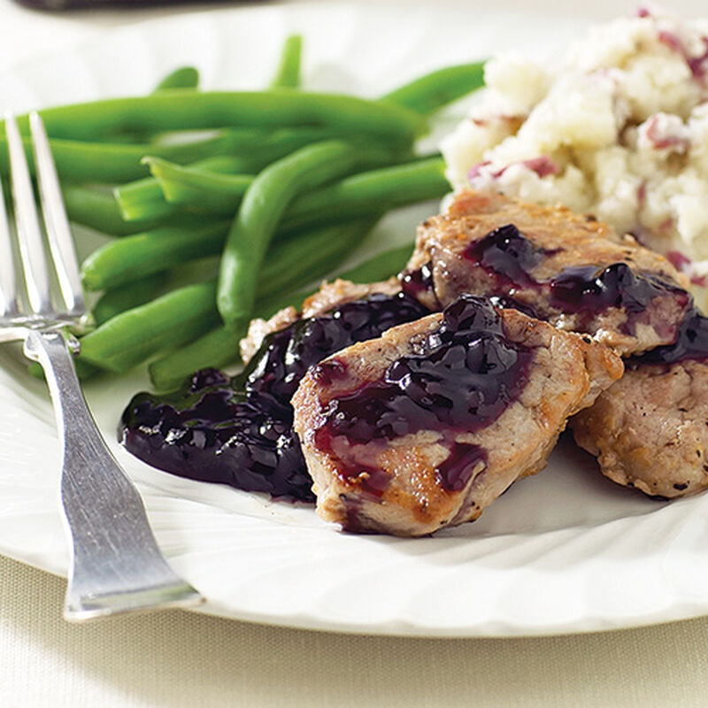 Savory Blueberry Sauce for Pork or Chicken
