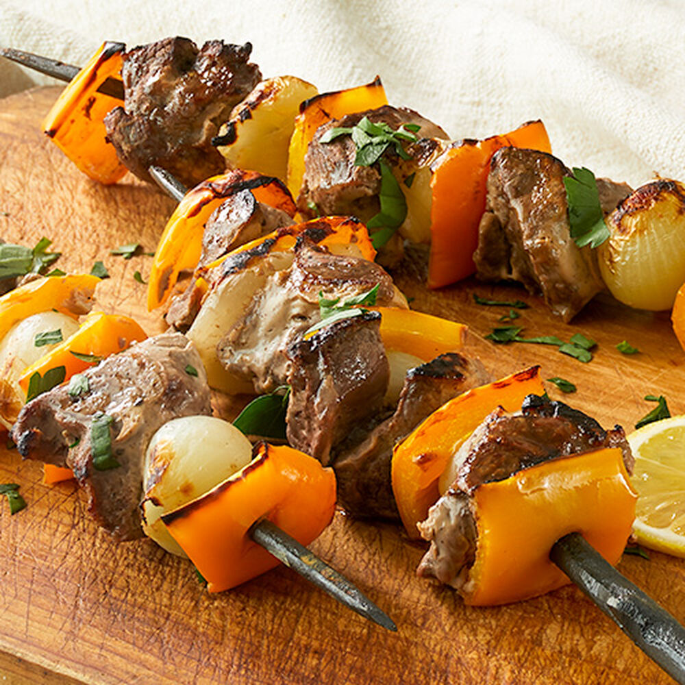 Flat Rosemary Kabobs Summer Vegetable Skewers Recipe Official New