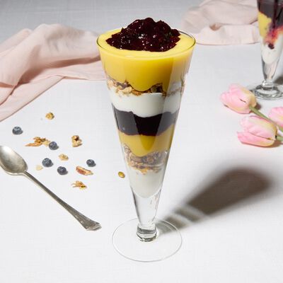 Wild Maine Blueberry Jam Breakfast Parfait