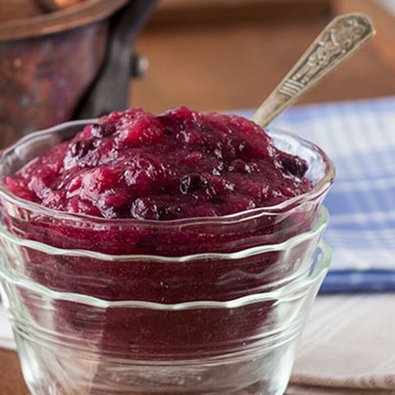 Wild Maine Blueberry Applesauce (No Sugar Added)