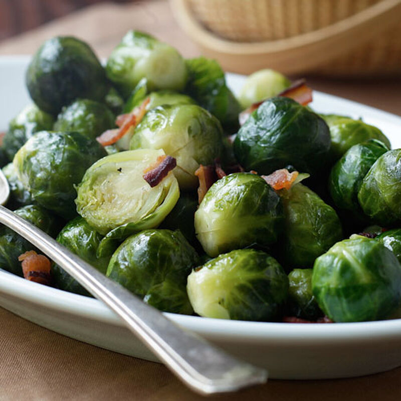 Maple Glazed  Brussels Sprouts