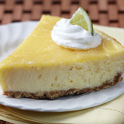 Key Lime Curd Tequila Cheesecake