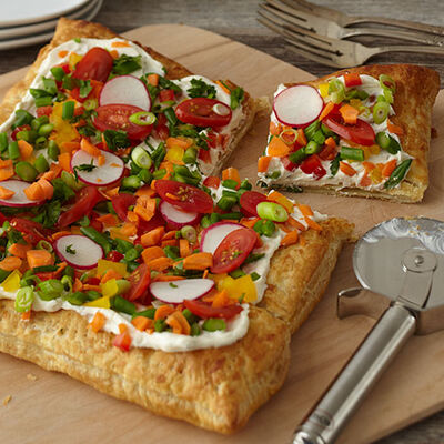Ranch Vegetable Pizza
