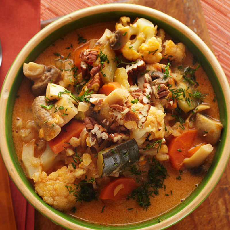 Curried Vegetables and Barley