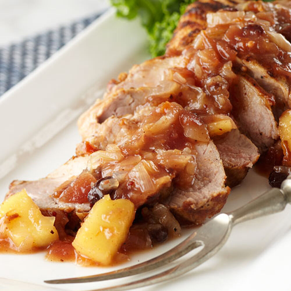 Cranberry Sauce Holiday Pork Loin Roast Recipe Apple Cranberry