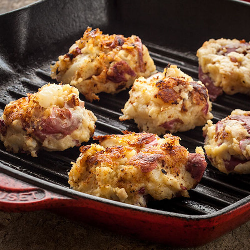 Horseradish Mustard Potato Cakes