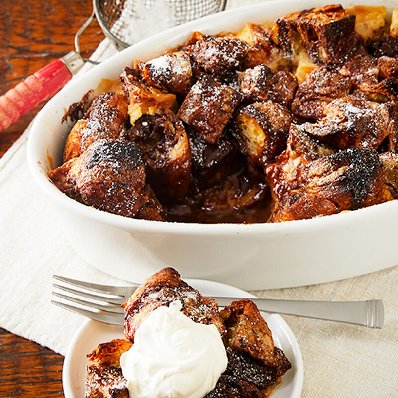 Bittersweet Chocolate Bread Pudding