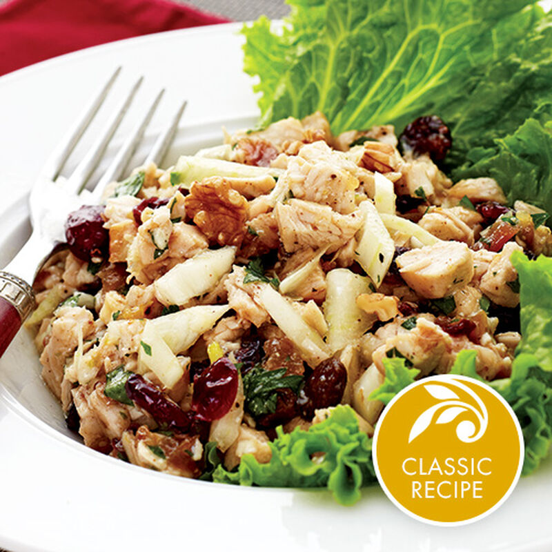 Turkey Cranberry Walnut Salad