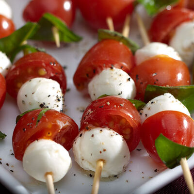 Mini Caprese Skewers