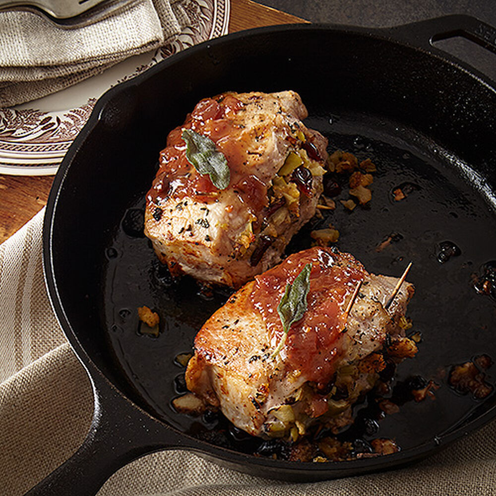 Cast Iron Baked Pork Chops Time And Temp Loin Chops With Basic