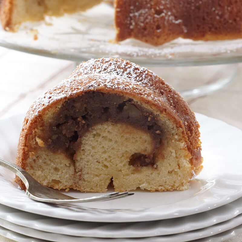 Caramel Apple Butter Bundt Cake
