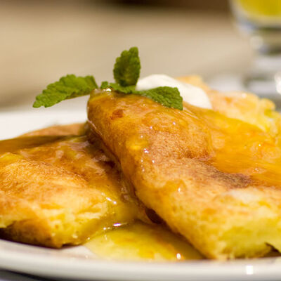 Baked French Toast with Mimosa Jam