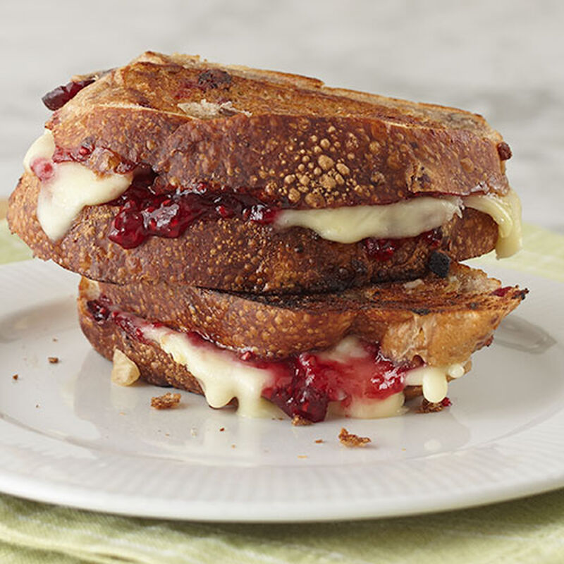 Raspberry Brie Grilled Cheese Sandwich