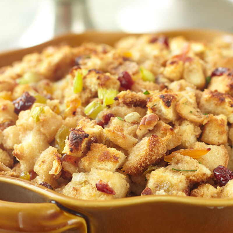 Cranberry Stuffing with Dried Fruit