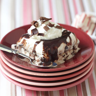 Chocolate Peppermint Ice Cream Torte