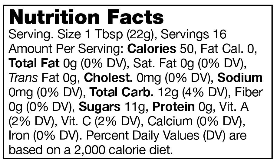 Product nutrion image