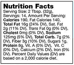 Product nutrion image