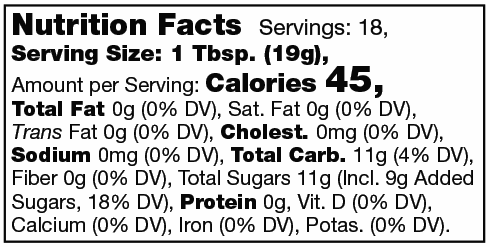 Product nutrion image