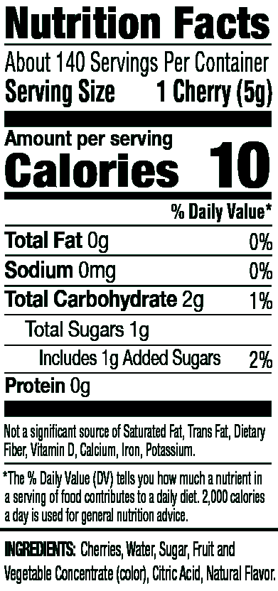 Product nutrion image