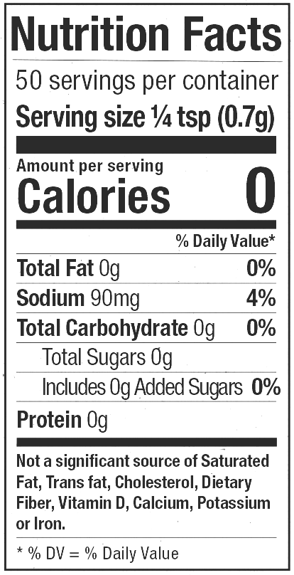 Product nutrion image