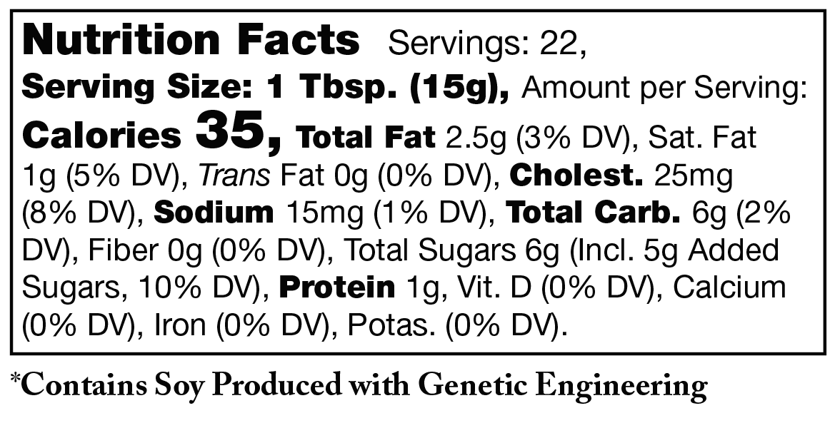 Product nutrion image