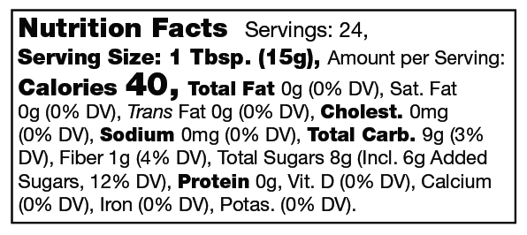 Product nutrion image