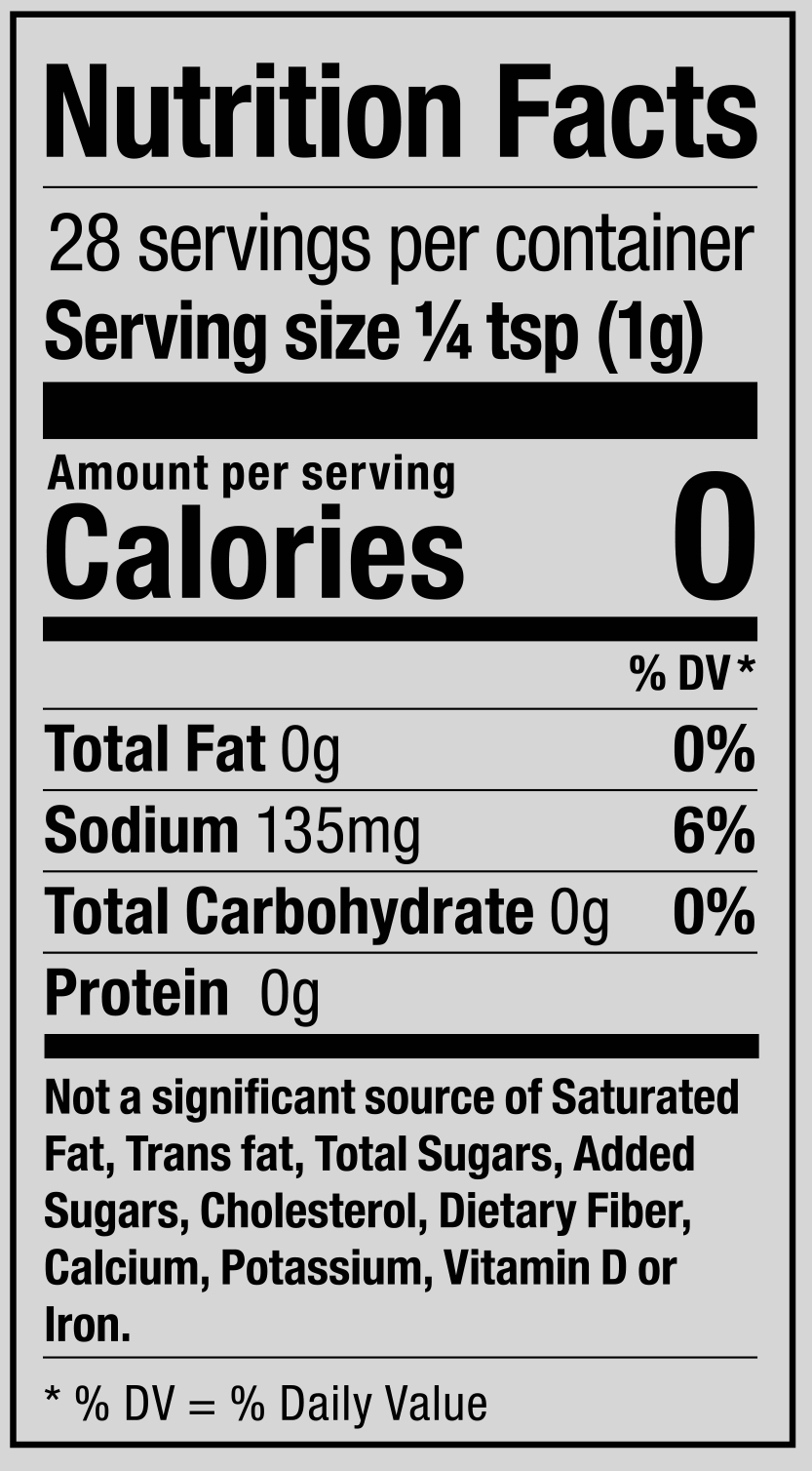 Product nutrion image