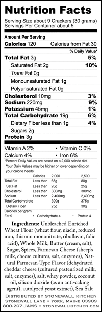 Product nutrion image