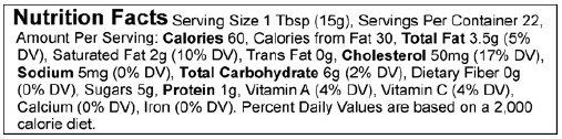 Nutrional Info