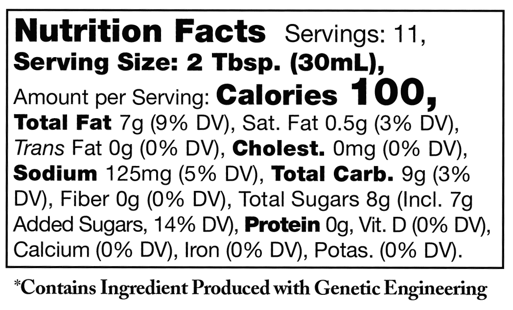 Product nutrion image