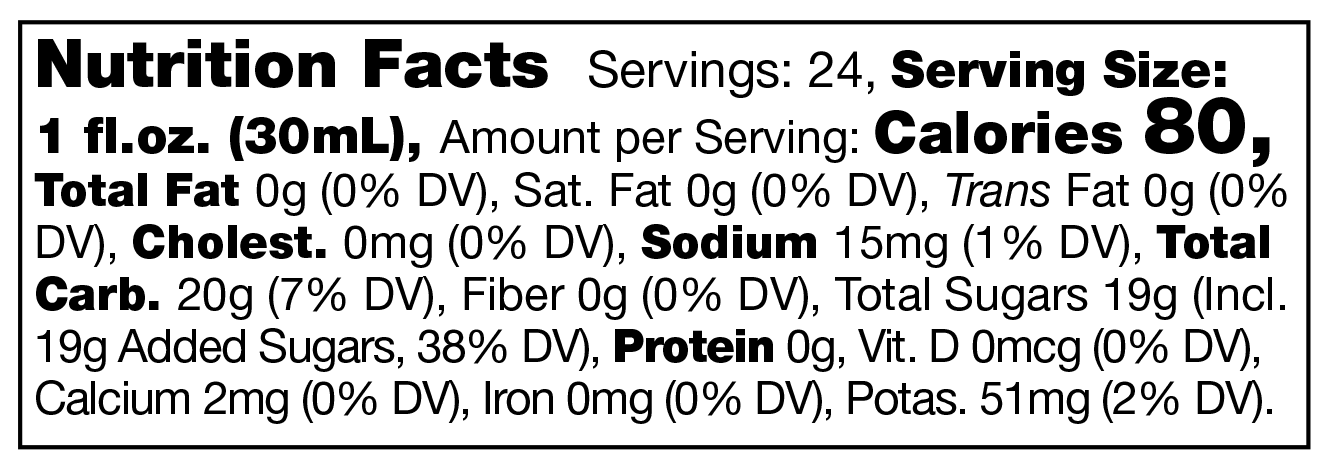 Nutrional Info