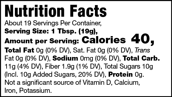 Product nutrion image