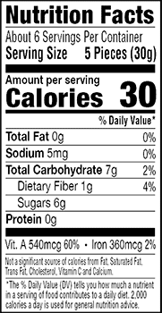 Nutrional Info