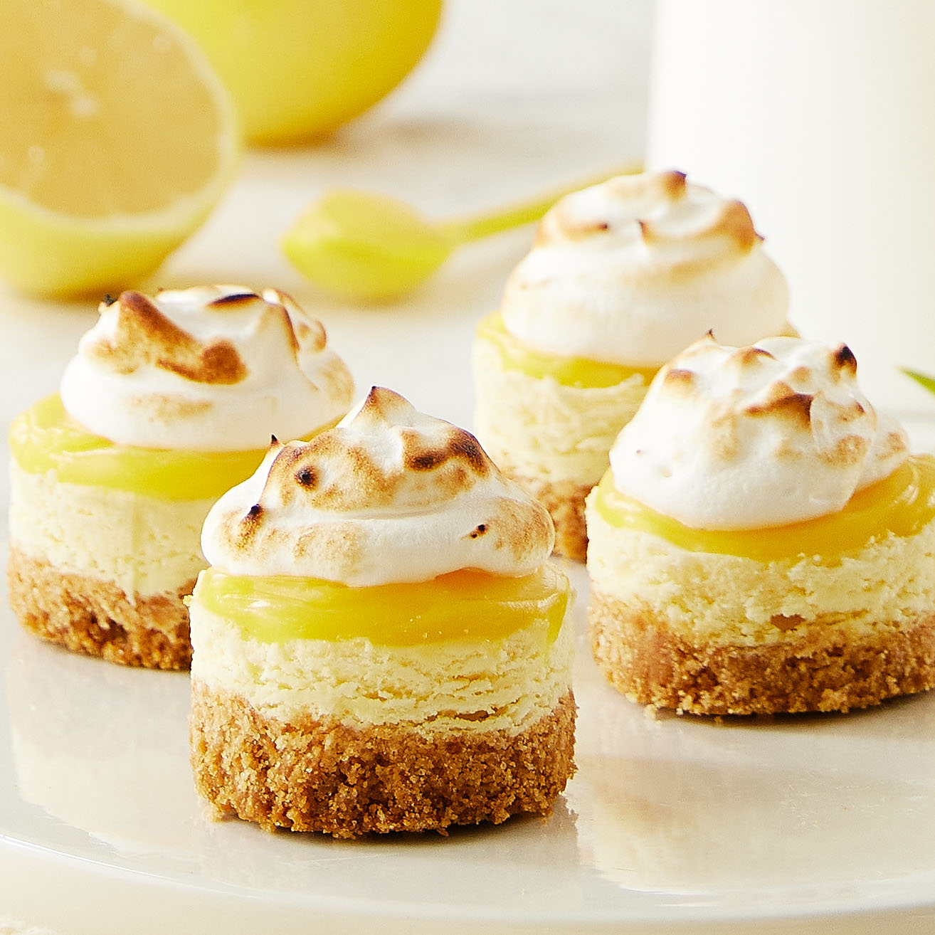 Mini Lemon Meringue Cheesecakes Stonewall Kitchen