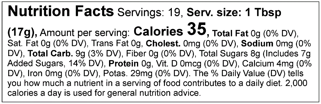 Product nutrion image