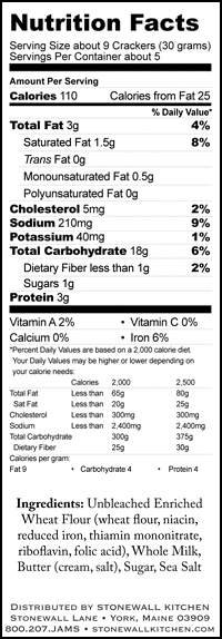 Product nutrion image