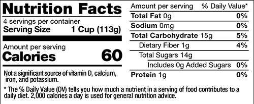 Product nutrion image